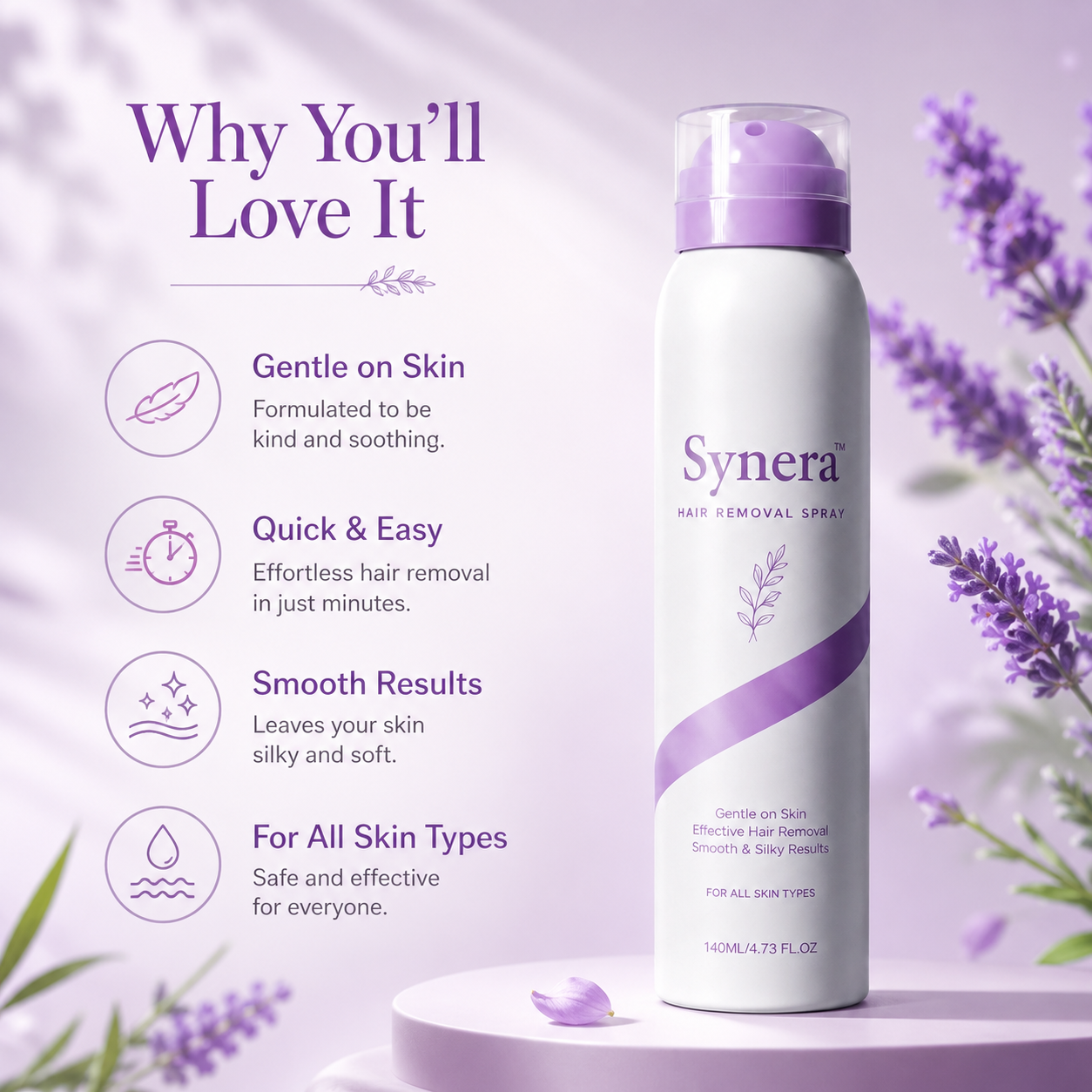 Synera™ Hair Removal Spray