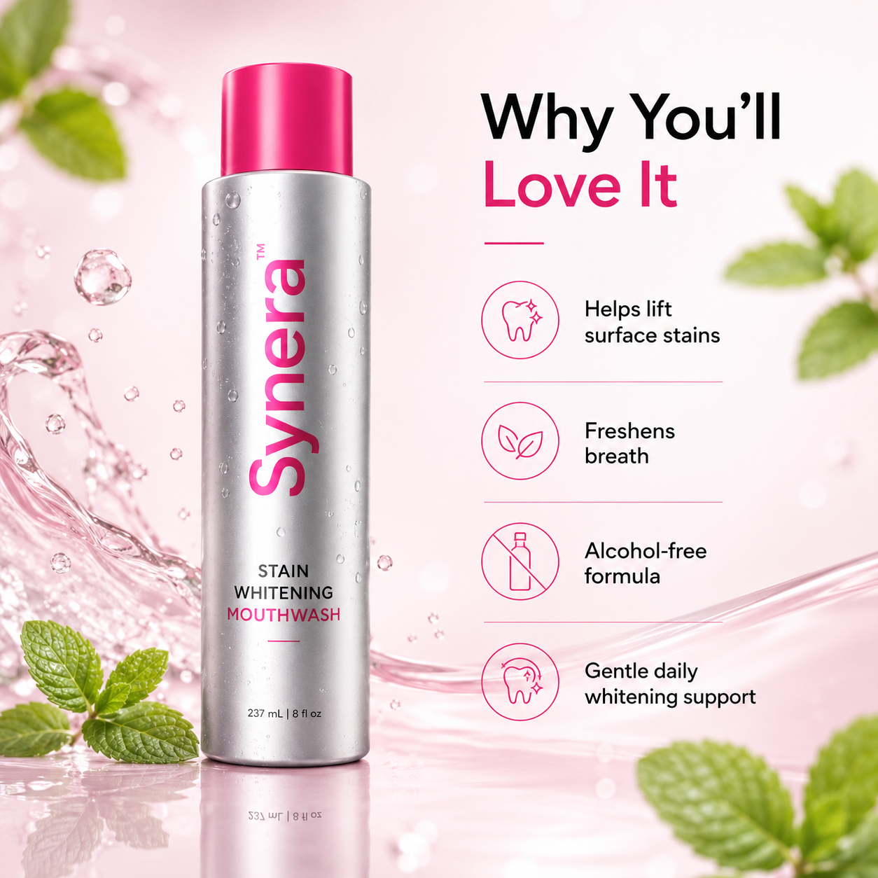 Synera™ Stain Whitening Mouthwash