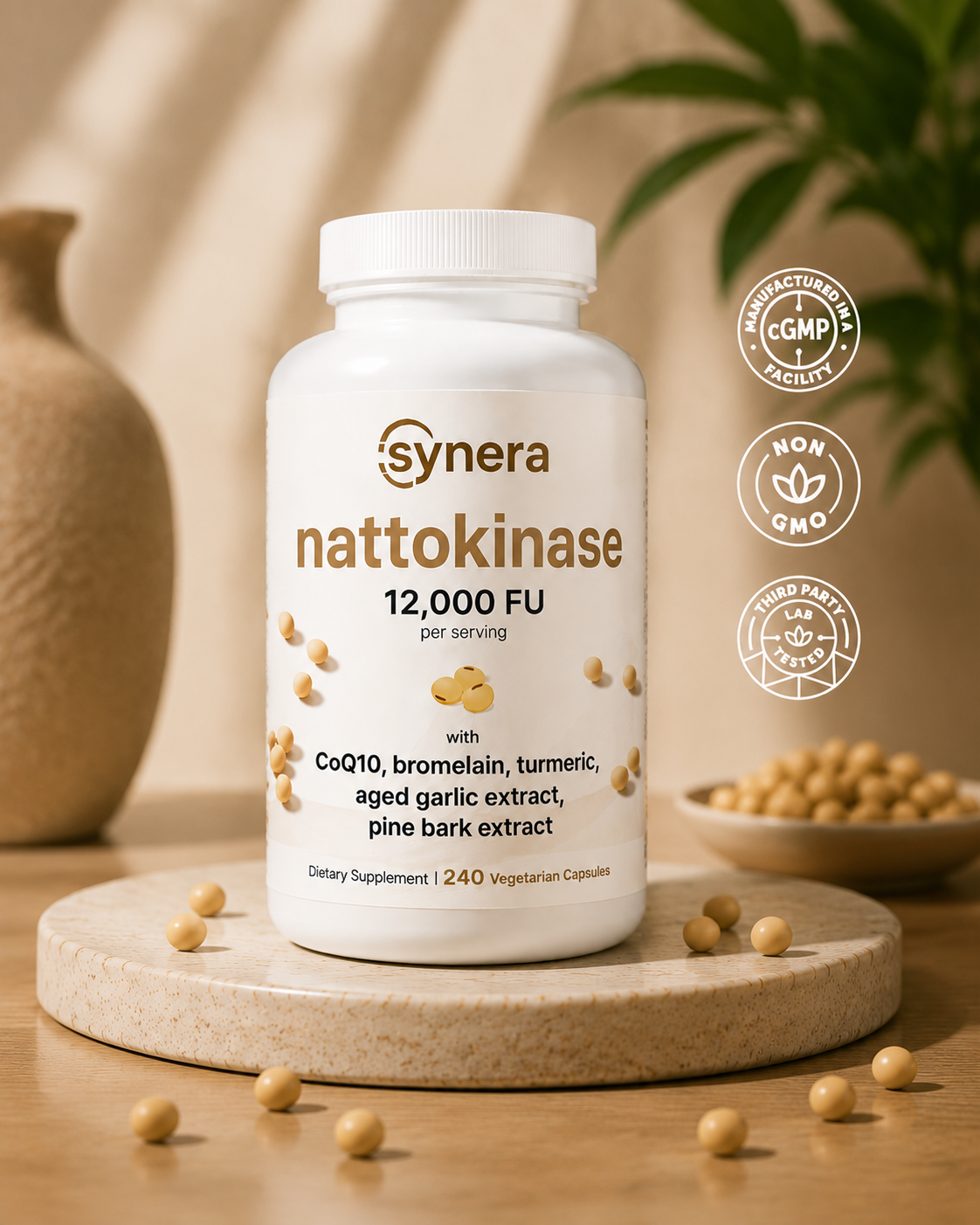 Synera™ Nattokinase 12000 FU