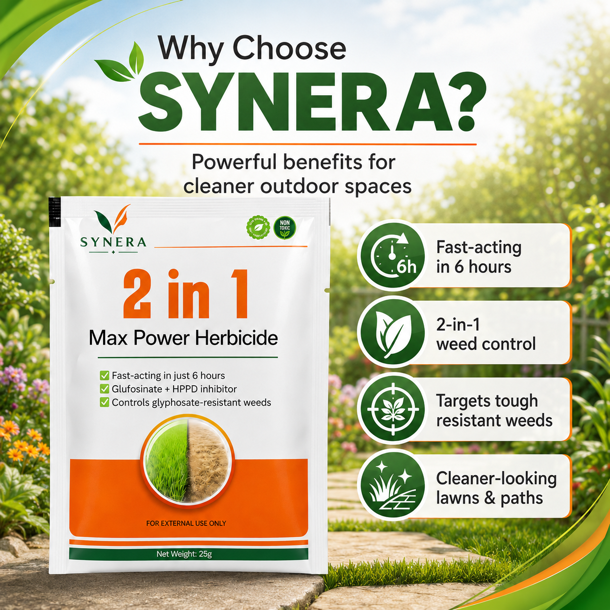 Synera™ 2-in-1 Max Power Herbicide